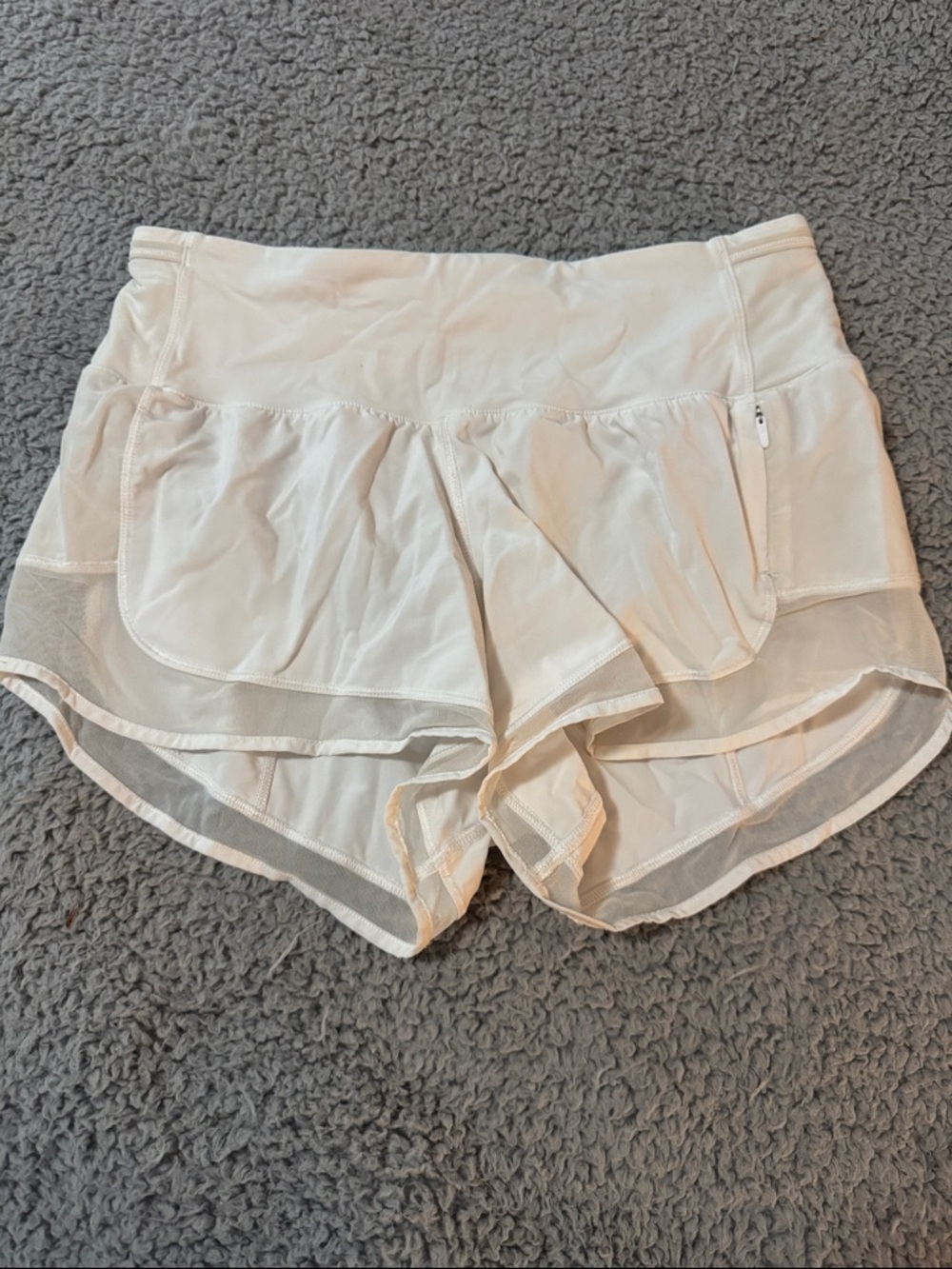 Lululemon White Shorts